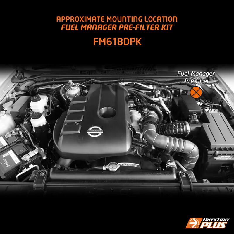 Direction-Plus Fuel Manager Pre-Filter Kit Navara / Pathfinder FM618DPK