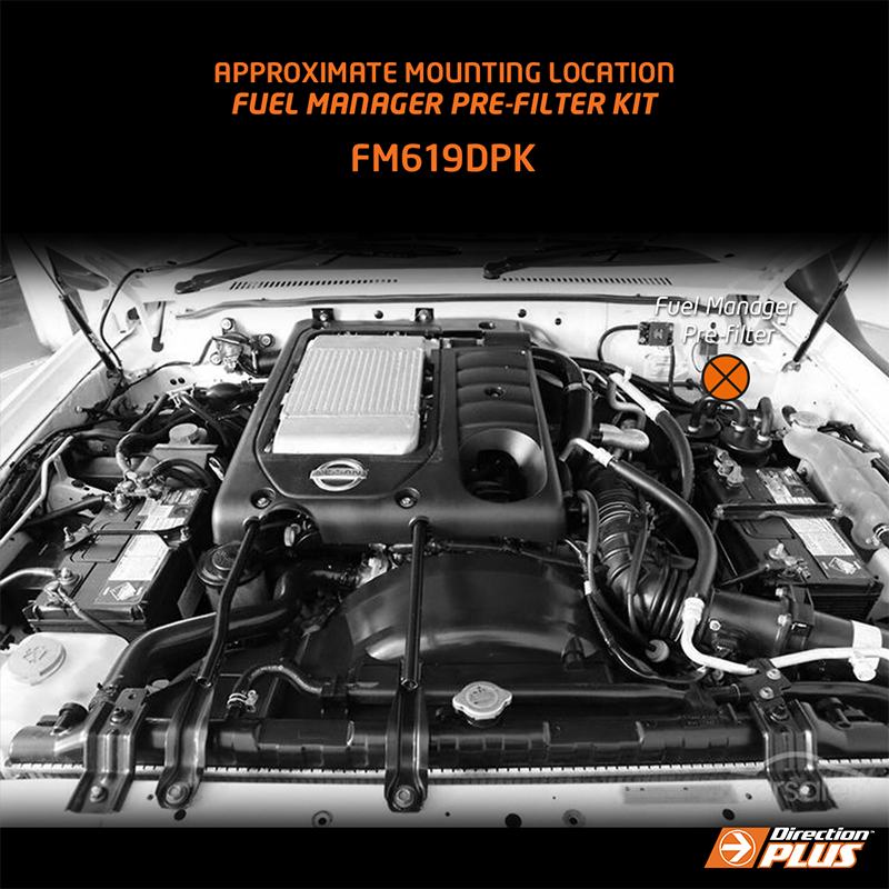 Direction-Plus Fuel Manager Pre-Filter Kit Nissan Patrol FM619DPK