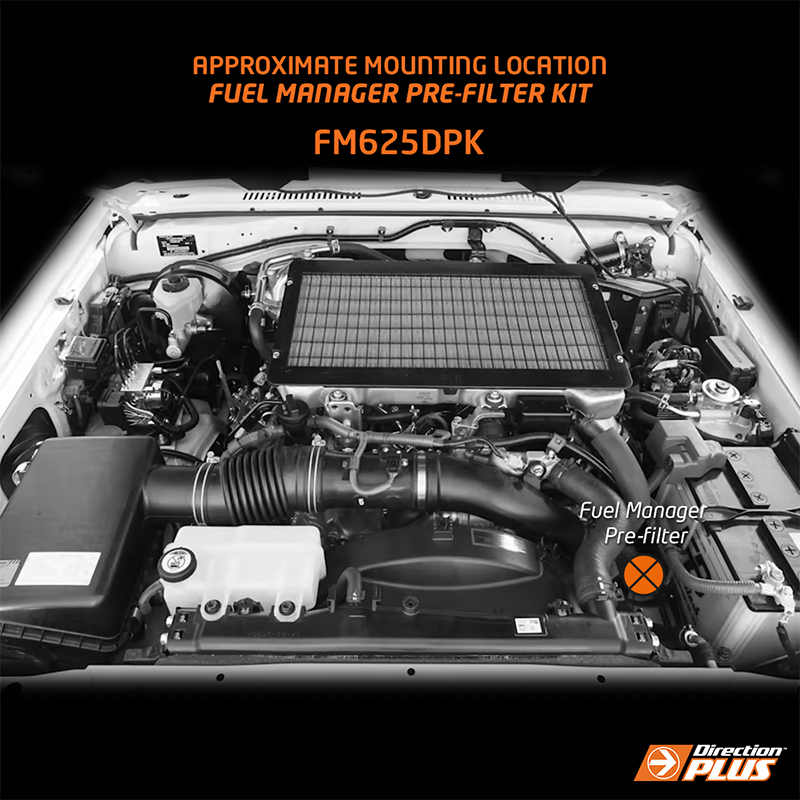Direction-Plus Fuel Manager Pre-Filter Kit LandCruiser 70 Series FM625DPK