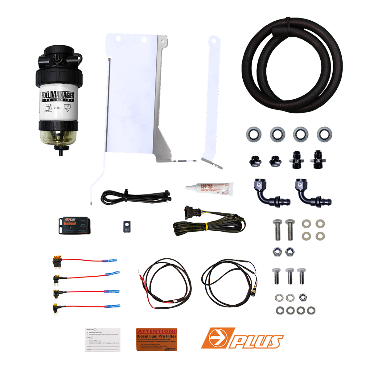 Direction-Plus Fuel Manager Pre-Filter + Catch Can Kit Hilux N80 Hybrid 48V FMPV684DPC