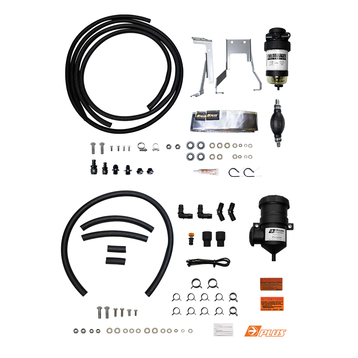 Direction-Plus Fuel Manager Pre-Filter + Catch Can Kit LandCruiser 70 FMPV648DPK