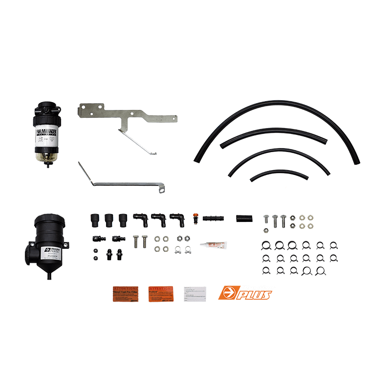 Direction-Plus Fuel Manager Pre-Filter + Catch Can Kit Everest, Ranger Bi-Turbo FMPV664DPK