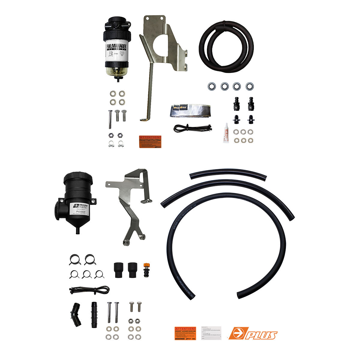 Direction-Plus Fuel Manager Pre-Filter + Catch Can Kit Toyota Prado 250 Series FMPV668DPC