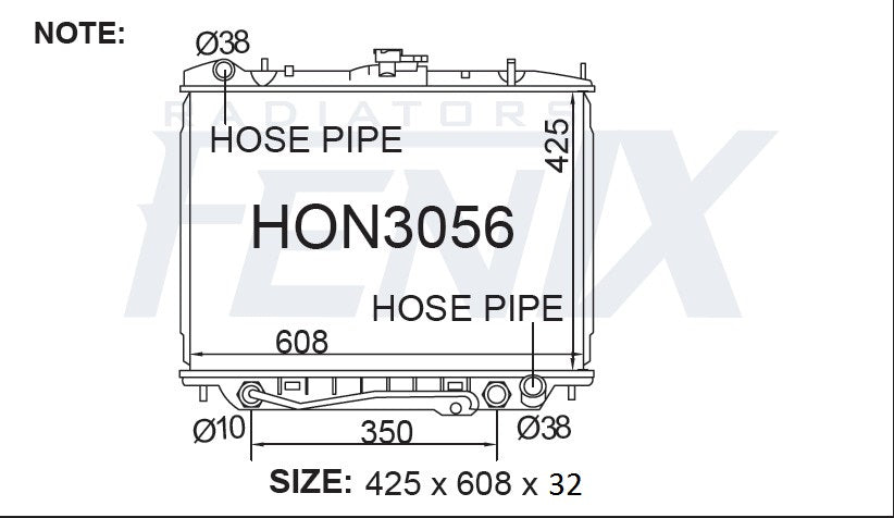 Holden Frontera Radiator