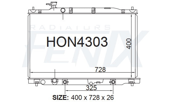Honda RE4 CRV Radiator (OCT/2006 - OCT/2012)