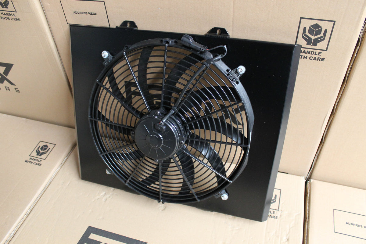 Holden VB-VC-VH-VK V8 Custom Shroud & 16" Spal 3000CFM Fan