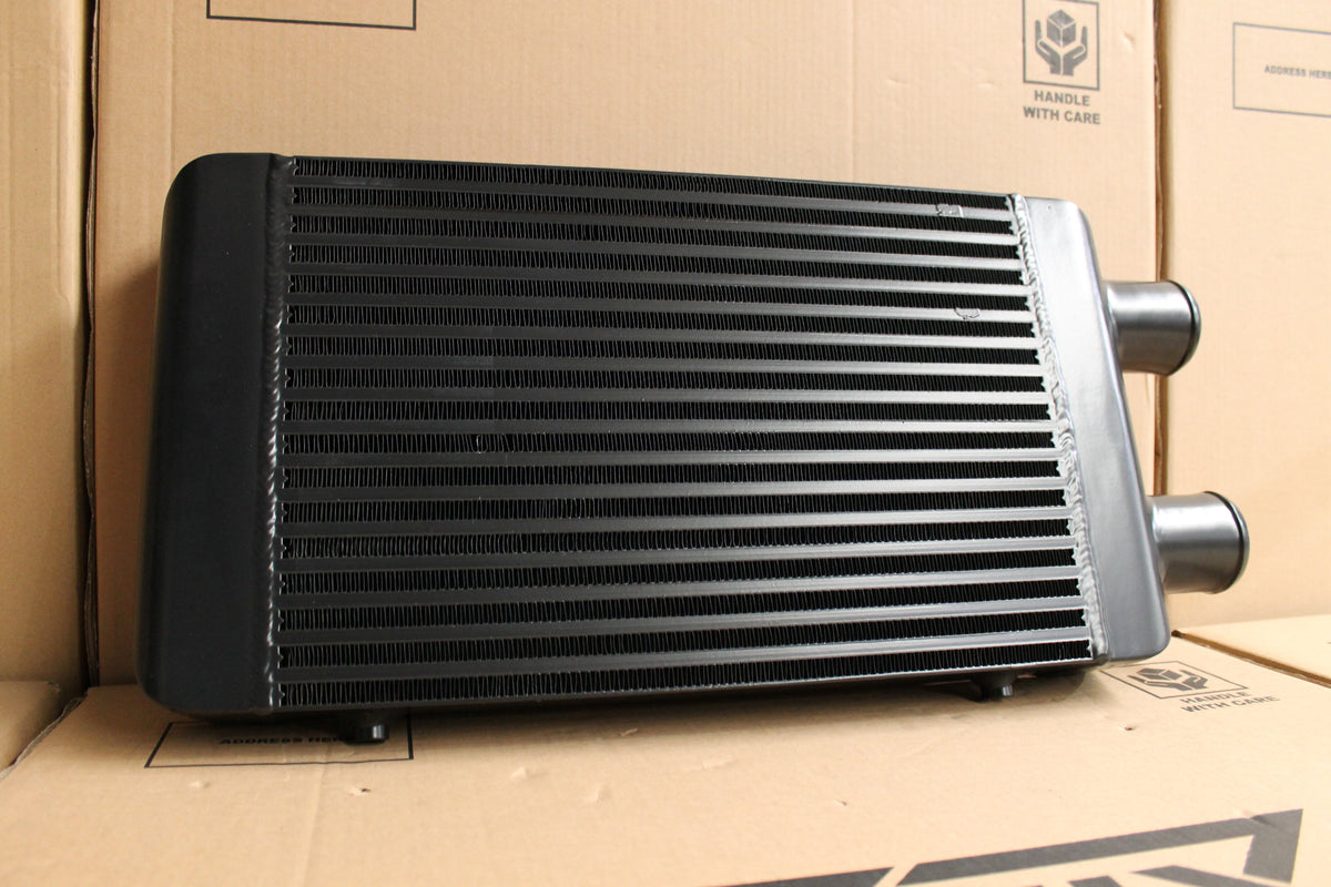 Bar & Plate Intercooler (Core Size 300x450x76mm. 2.5" Outlets Same Side)