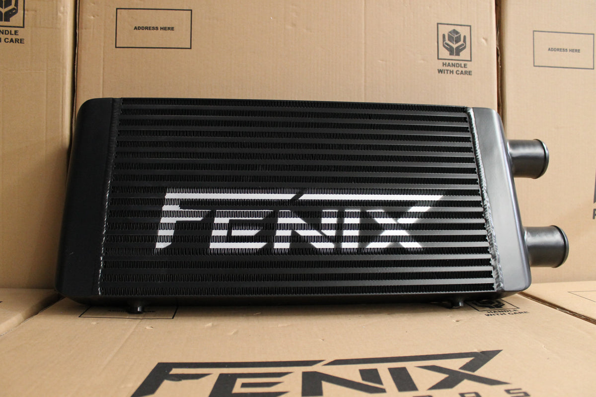 Bar & Plate Intercooler (Core Size 300x550x76mm. 2.5" Outlets Same Side)