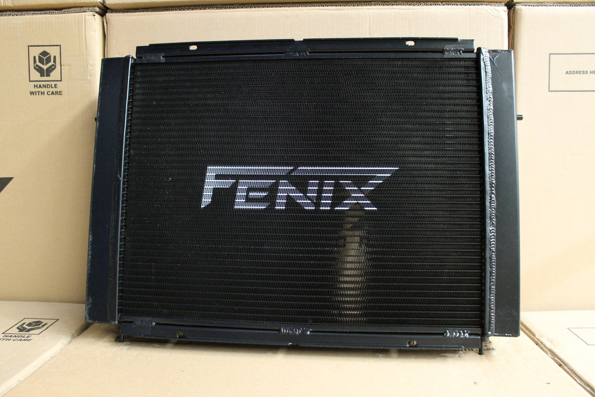 Holden VL Commodore RB30 Full Alloy Manual Radiator, Custom Built Shroud & 16" 3000CFM Spal Fan