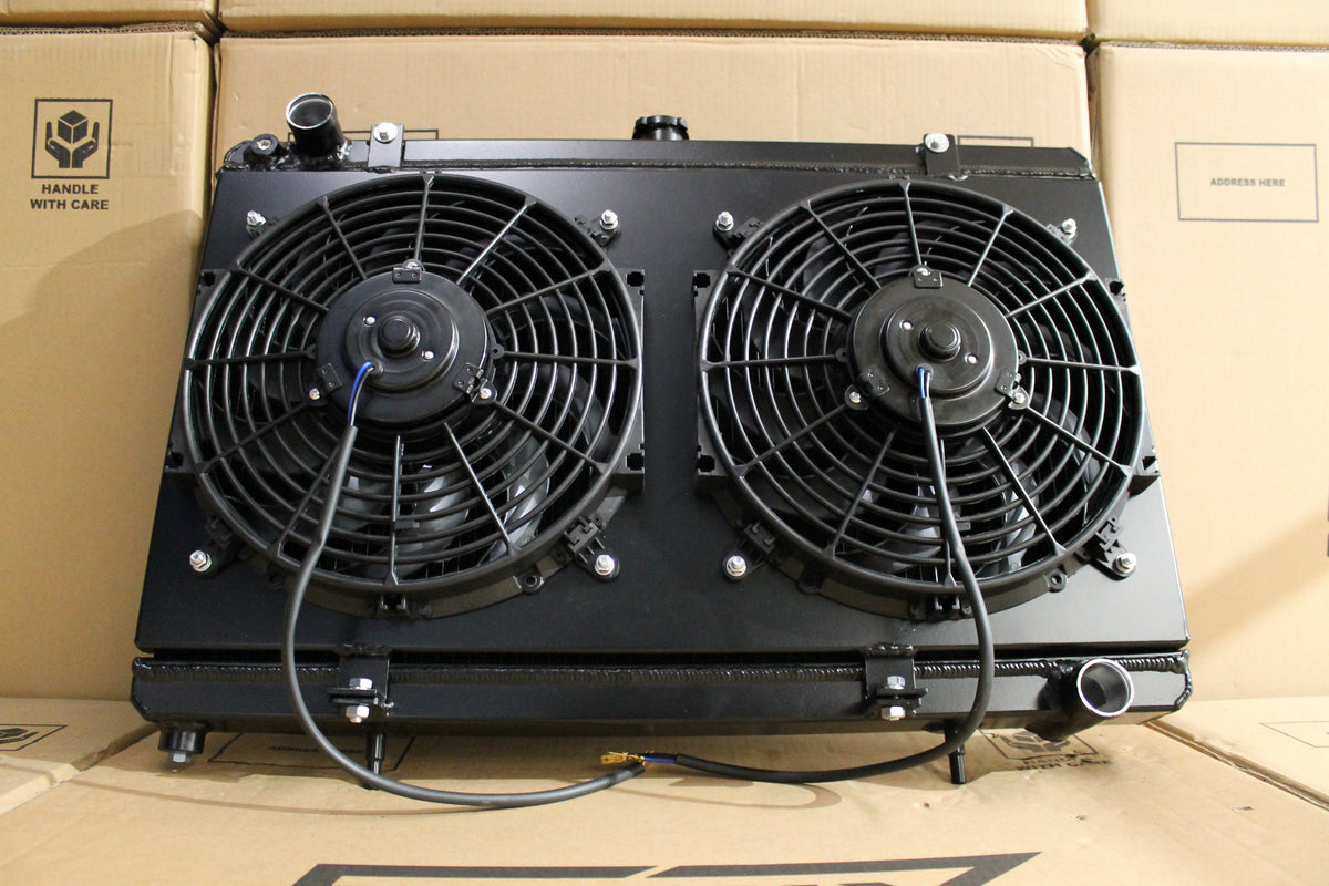 Nissan Silvia S13 SR20DET Full Alloy Performance Radiator & Fan Shroud Kit GEN II