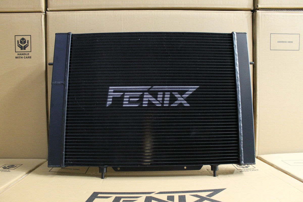 Holden VB-VC-VH-VK LS1 Conversion Full Alloy Performance Radiator, Custom Built Shroud & 16" 3000CFM Spal Fan