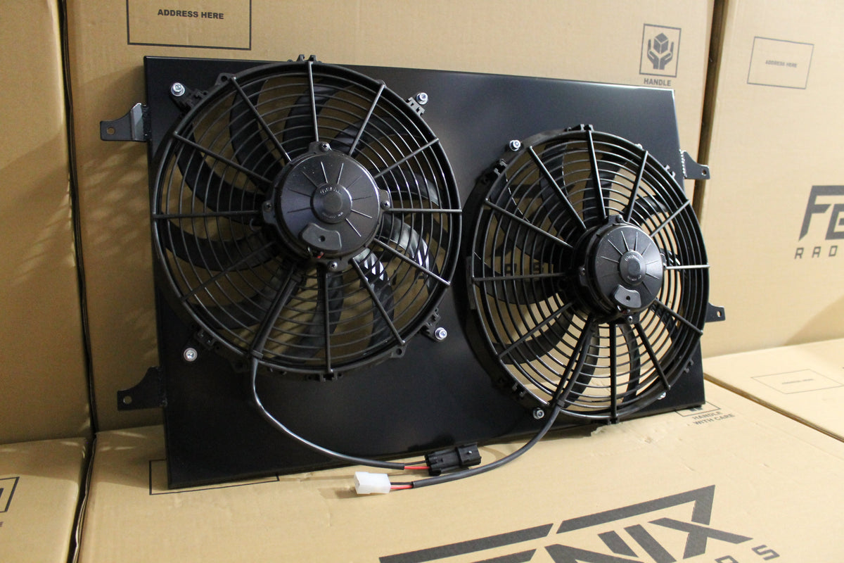 Holden VY Adventra V8 LS1 Custom Shroud & Twin Spal Fans