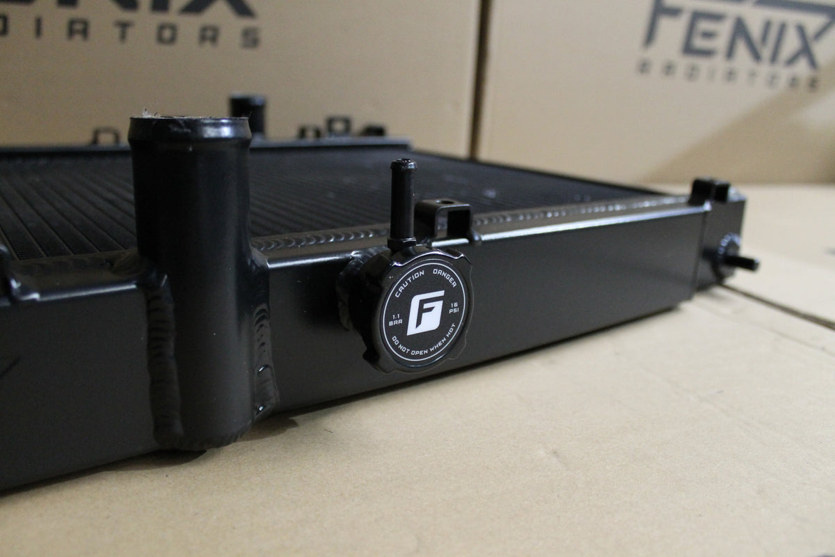 Mitsubishi Evolution 7-8-9 Full Alloy Performance Radiator, Custom Fan Shroud & 13" Spal Fan