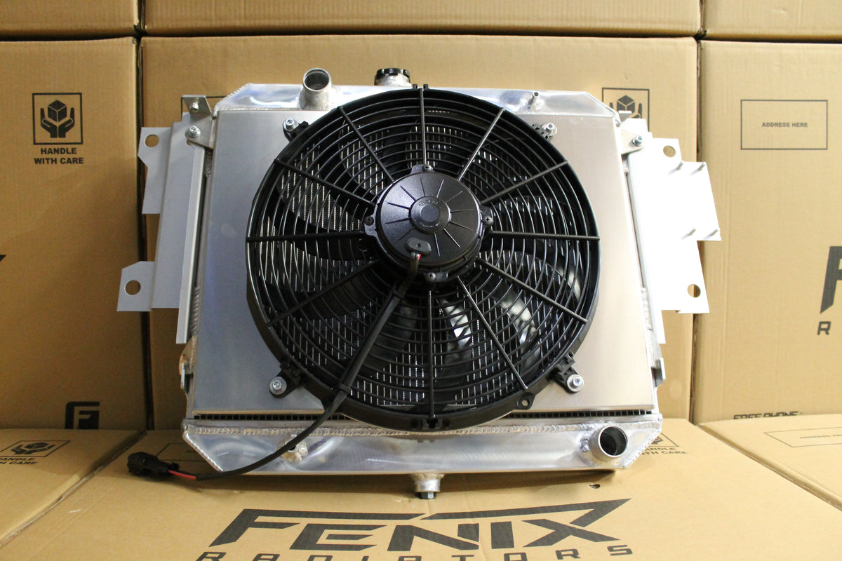 Daihatsu Feroza Full Alloy Performance Radiator, Custom Shroud & 14" Spal Fan