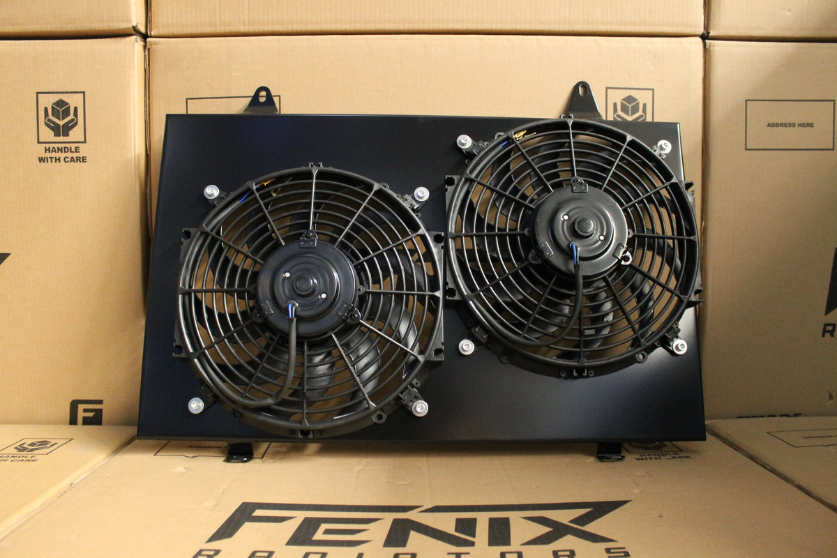 Nissan C34 Stagea RB25 RB26 Full Alloy Performance Radiator & Fan Shroud Kit