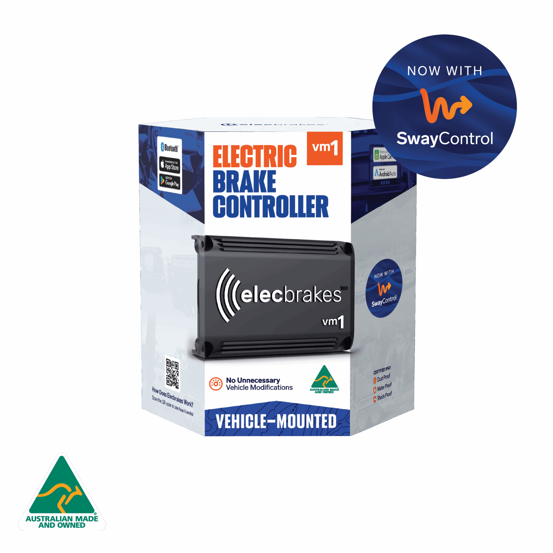 Elecbrakes VM1 Vehicle Mounted Electric Brake Controller