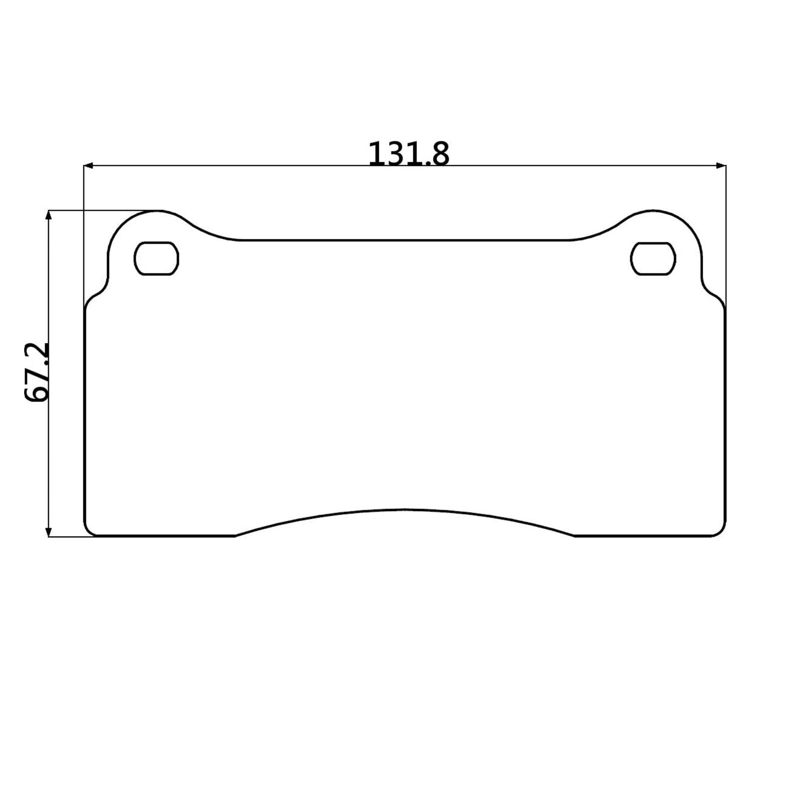 CIRCO M207 Race Brake Pads Ford FPV Falcon 4pot Brembo
