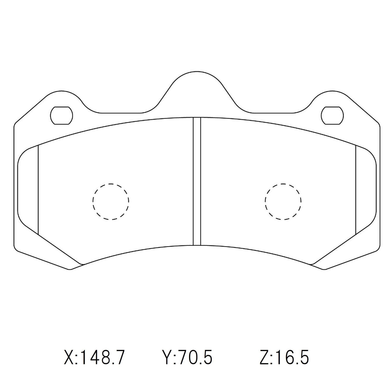 CIRCO M207 Race Brake Pads AP 4 pot CP7040