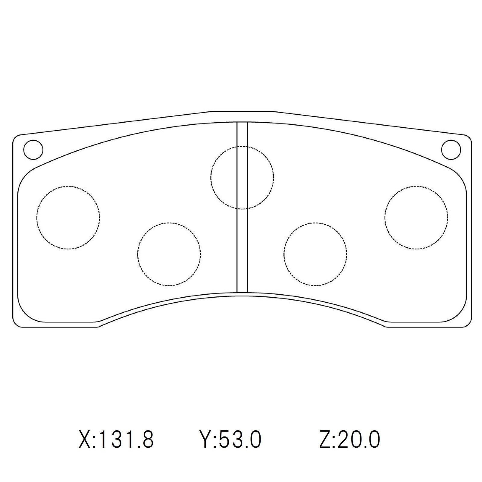 CIRCO M210 Race Brake Pads Alcon / AP / Brembo 4 pot