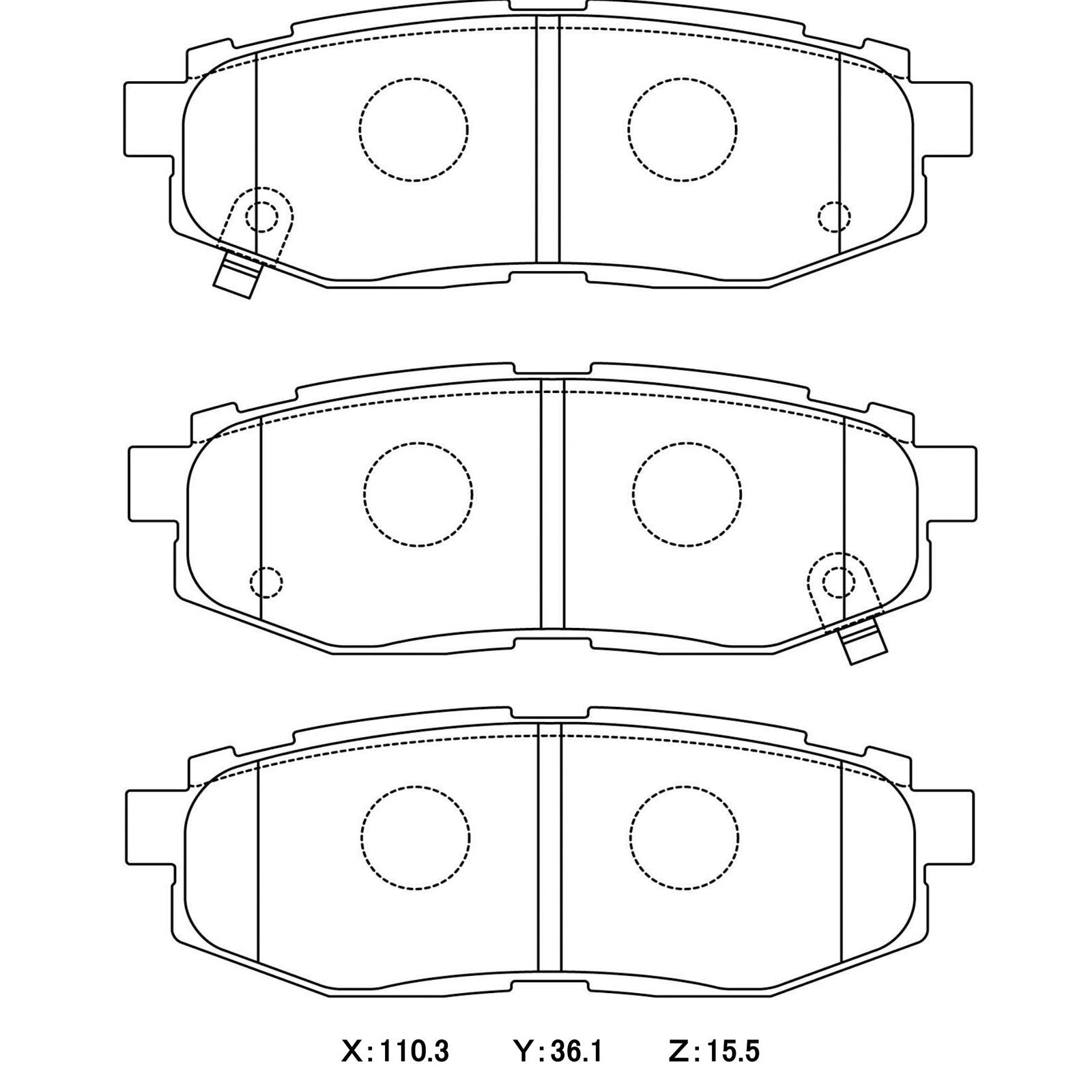 CIRCO M119 Race Brake Pads Subaru BRZ / Toyota GT