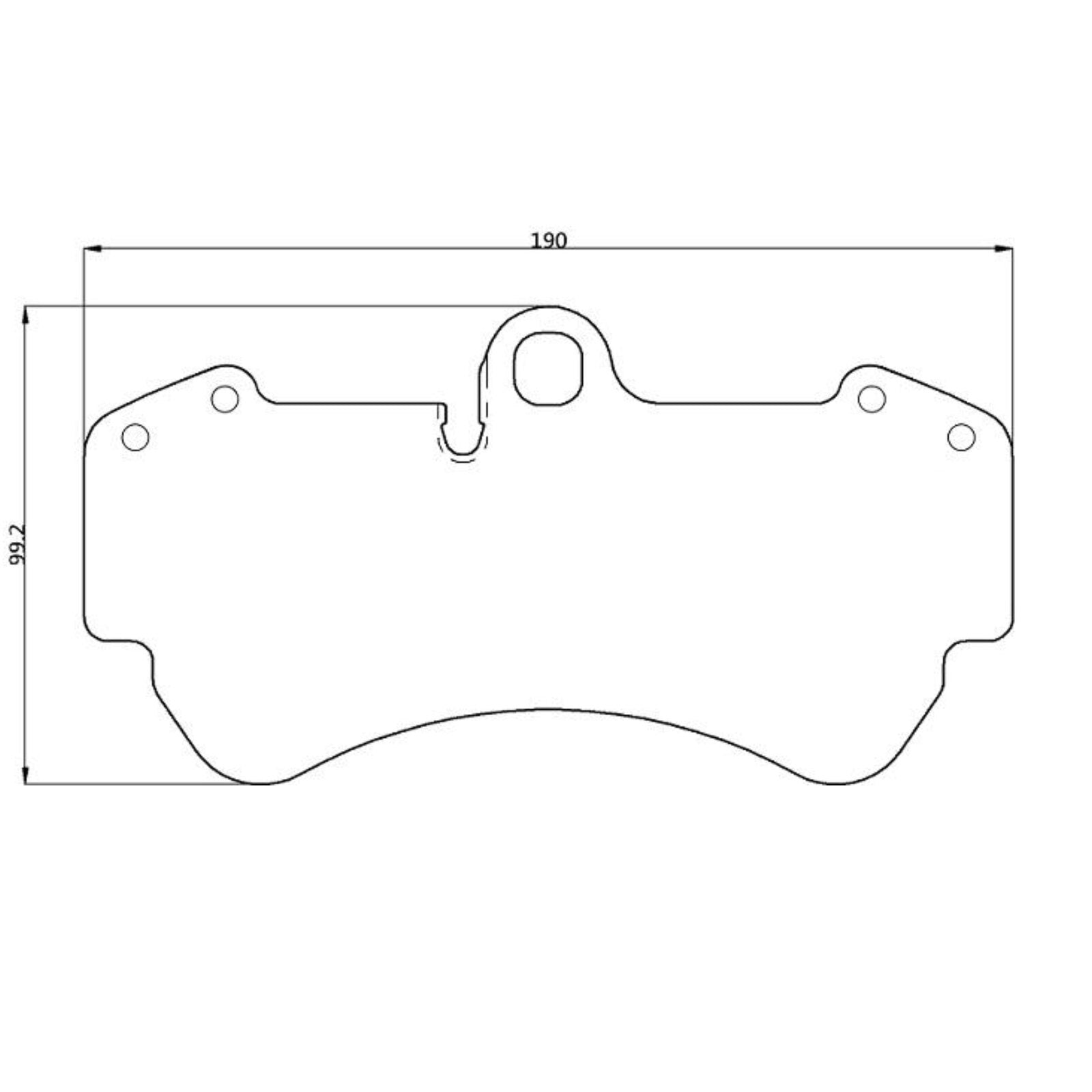 CIRCO M207 Race Brake Pads Porsche Cayenne