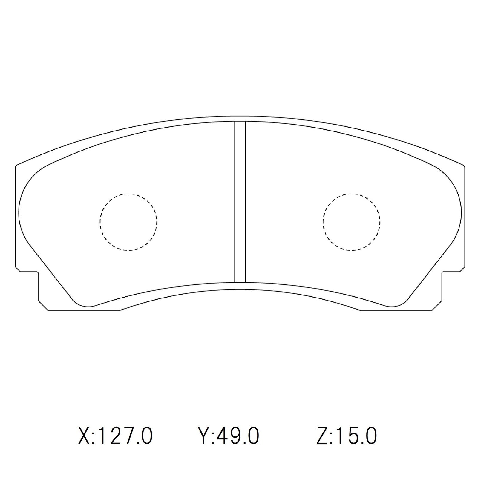 CIRCO M127 Race Brake Pads AP 4 pot 127mm
