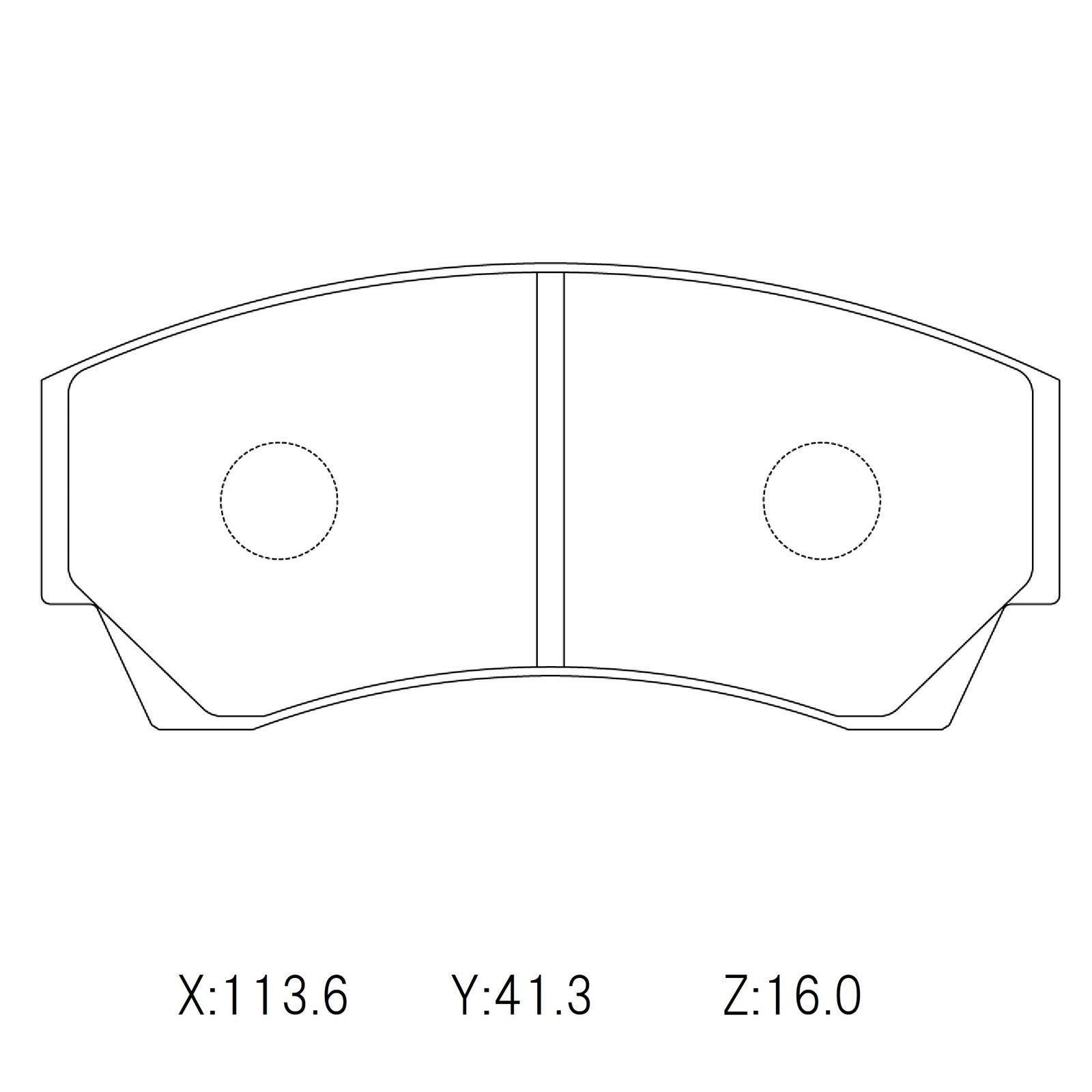 CIRCO M207 Race Brake Pads AP 4 pot 113mm