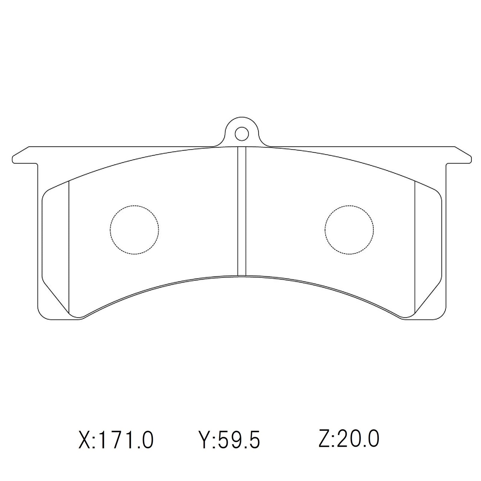 CIRCO M119 Race Brake Pads Wilwood Grand National (Plate 7520)