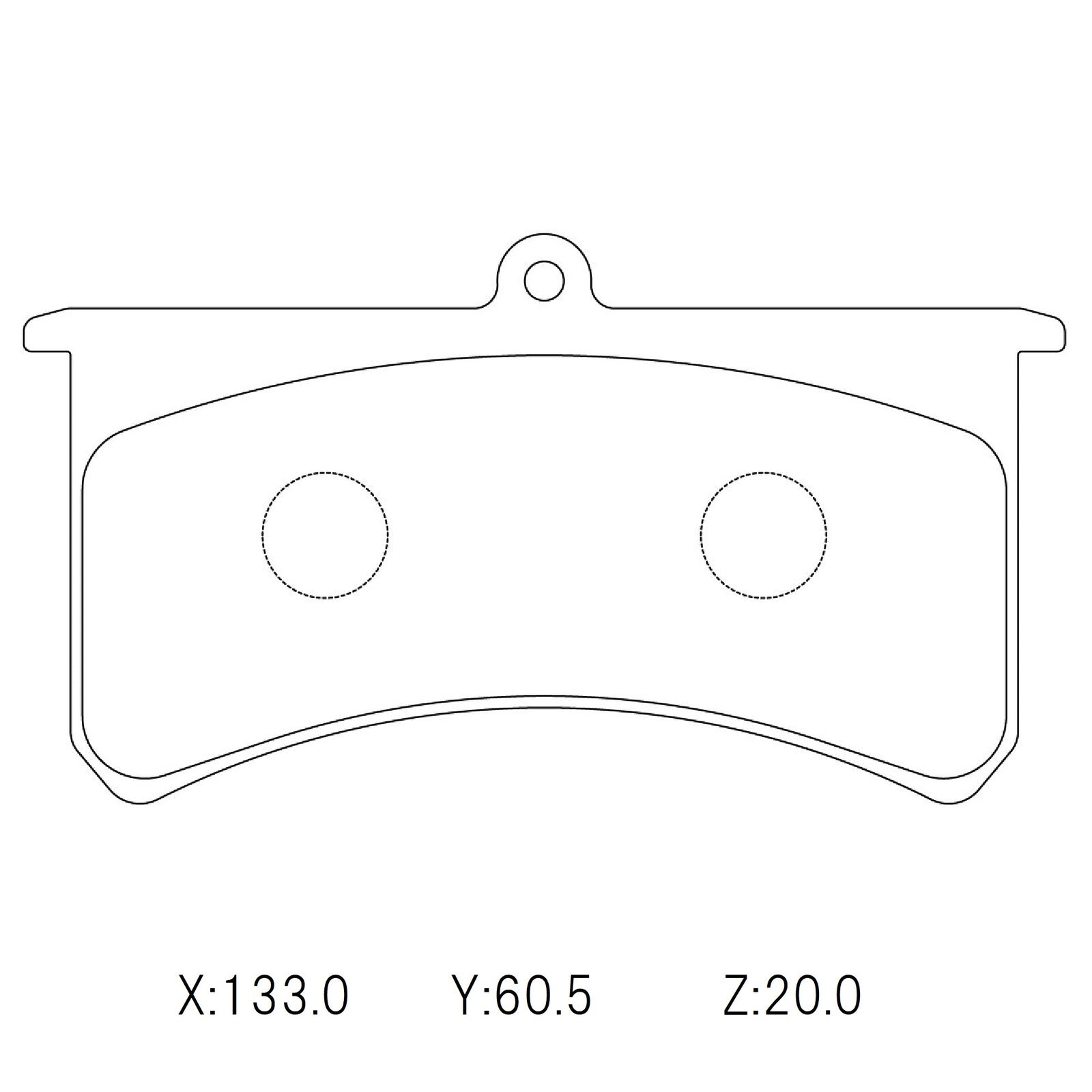 CIRCO M207 Race Brake Pads Wilwood Superlite 7320