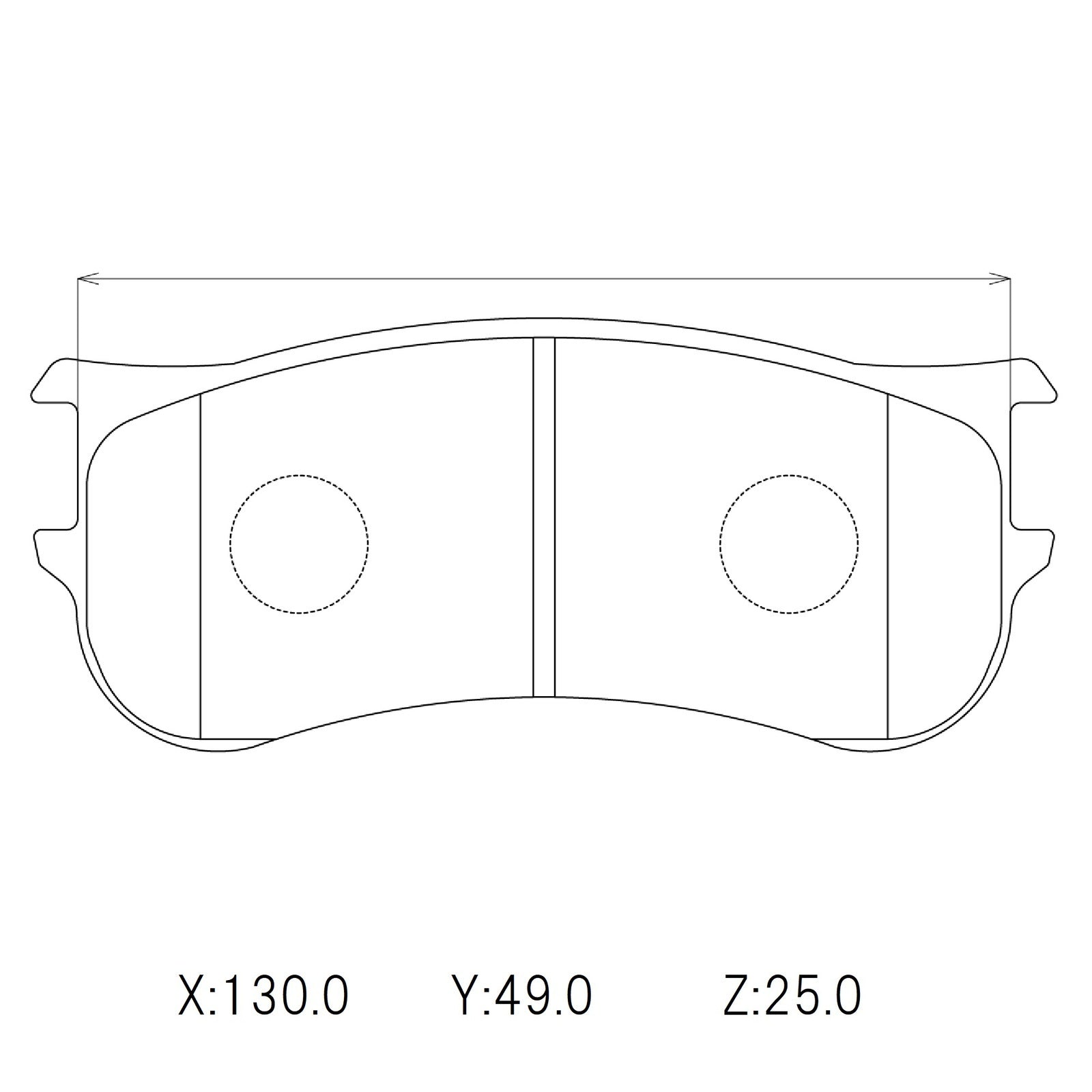 CIRCO S83 Race Brake Pads PFC 7823 plate 4 piston