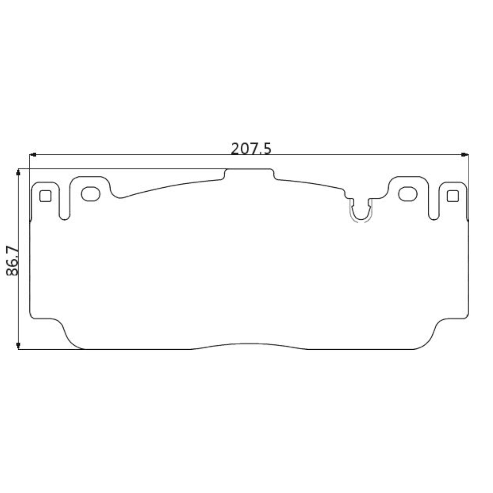 CIRCO M207 Race Brake Pads BMW M2 Competition / M5 (F10) / M6