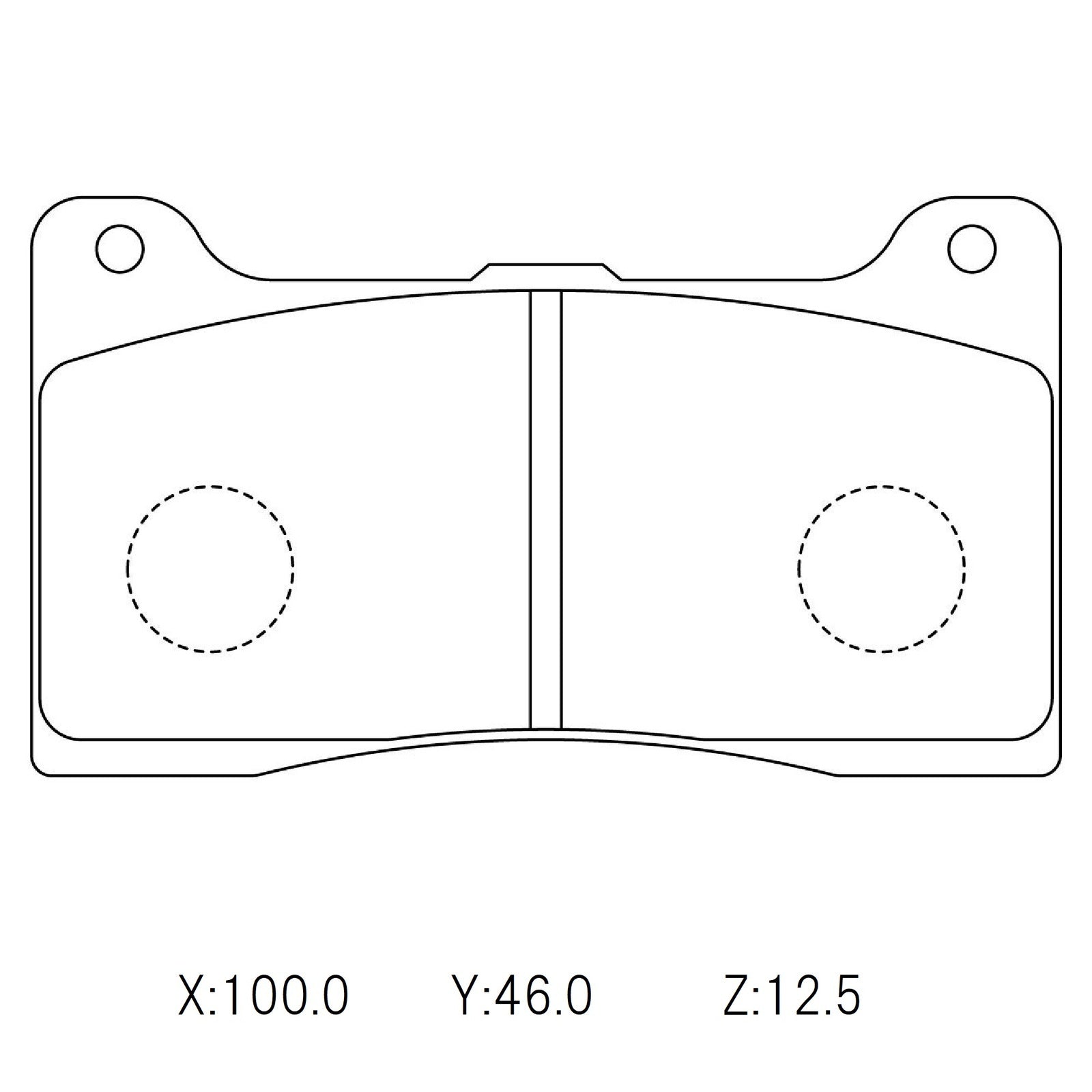 CIRCO M119 Race Brake Pads Wilwood 7812 & 7816 plates