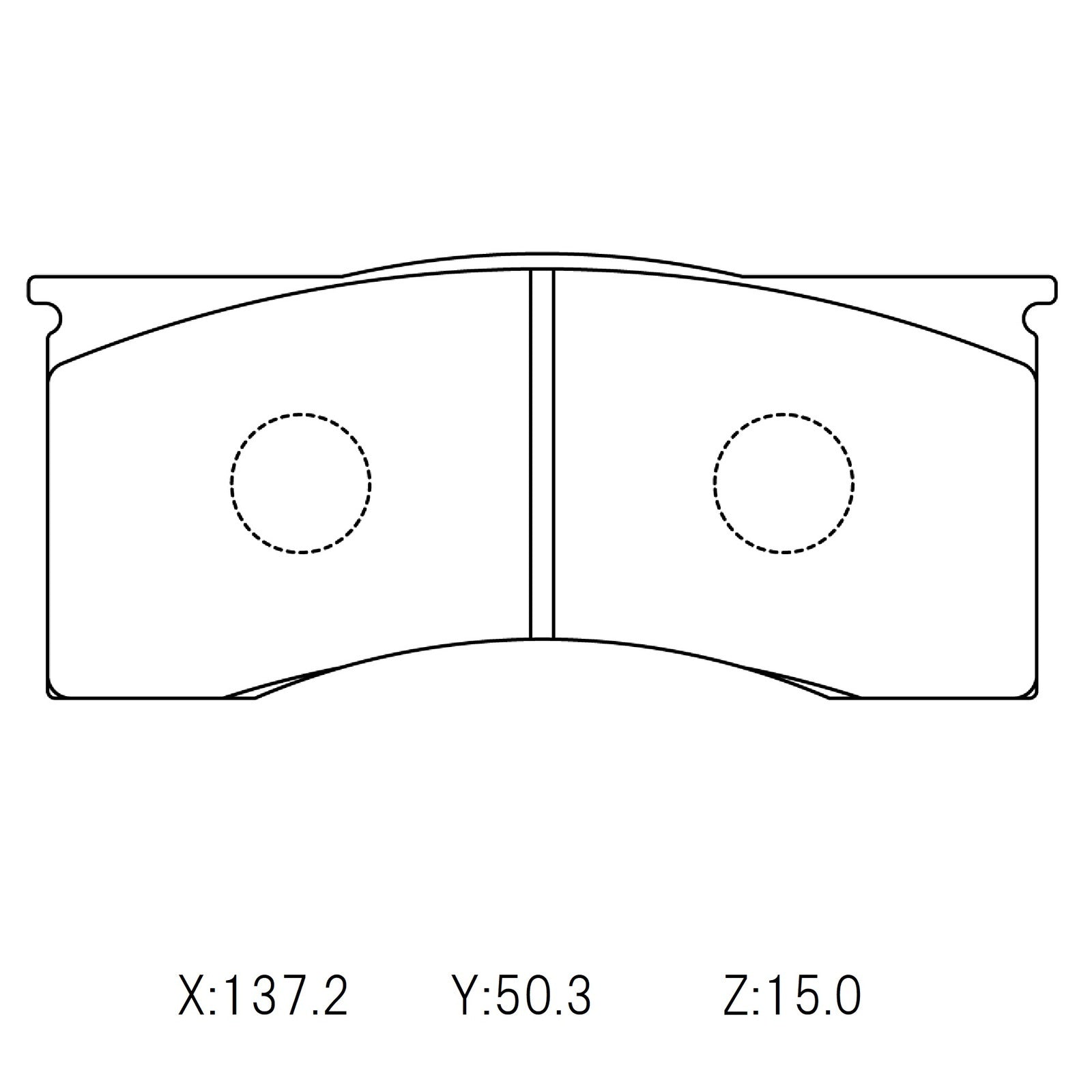 CIRCO M207 Race Brake Pads Kelsey Hayes (LINCOLN) Historic