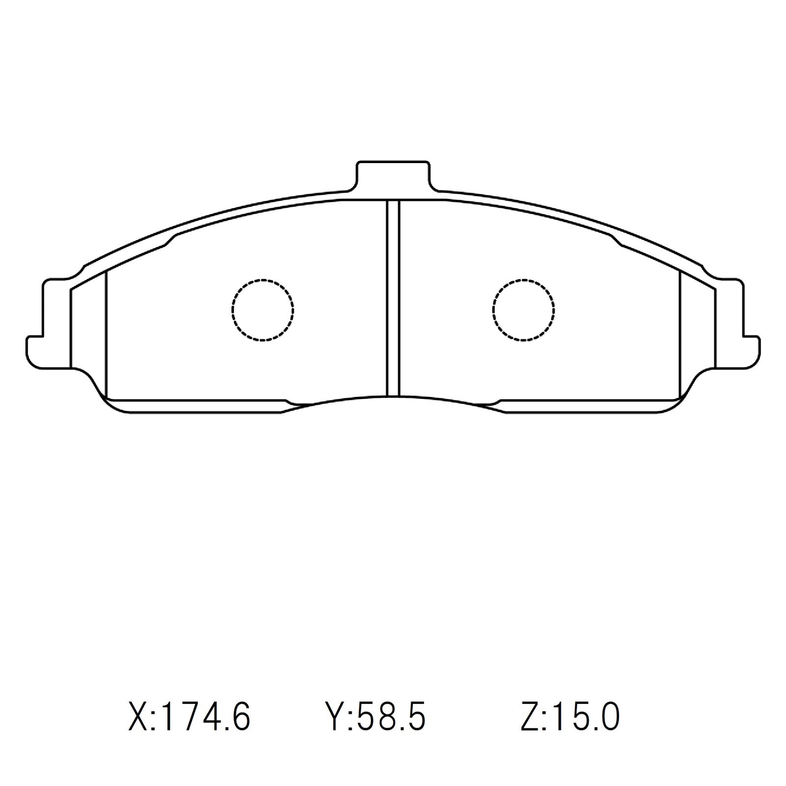 CIRCO M207 Race Brake Pads Holden Commodore / Corvette C6