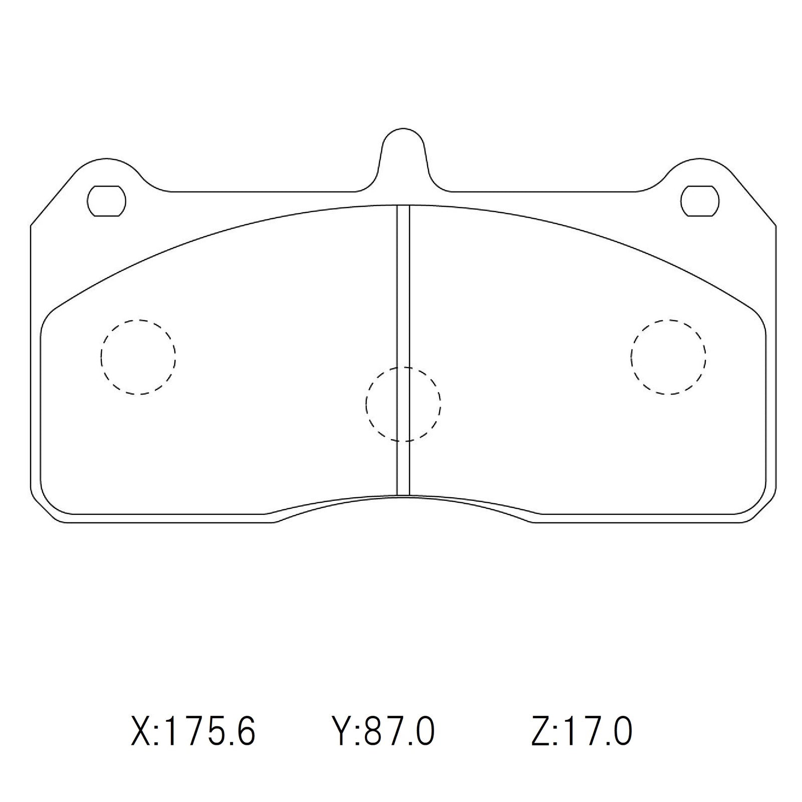 CIRCO SC17 Street Performance Brake Pads Holden HSV VE GTS 6pot AP Front