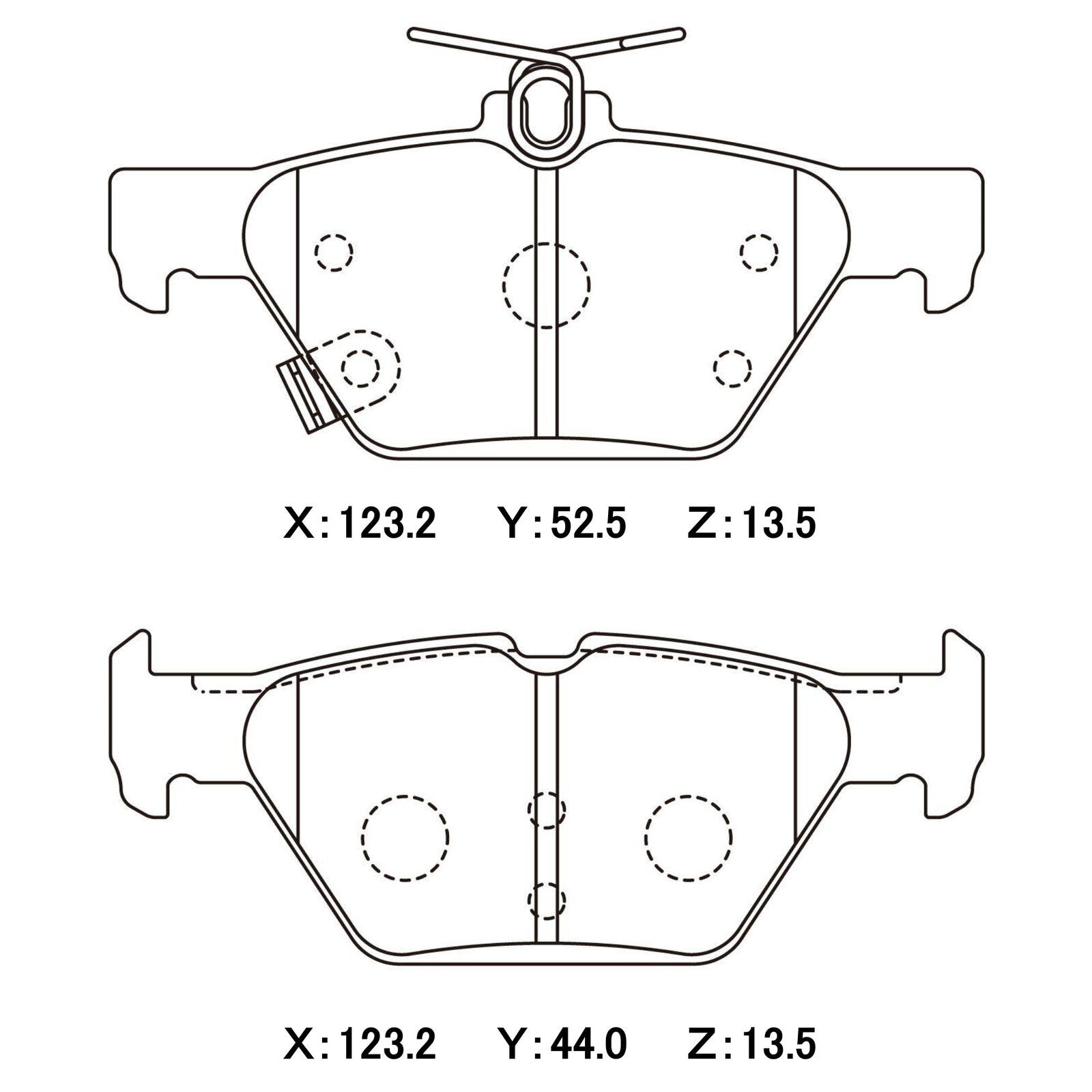 CIRCO SC17 Street Performance Brake Pads Subaru Impreza WRX 2016 on