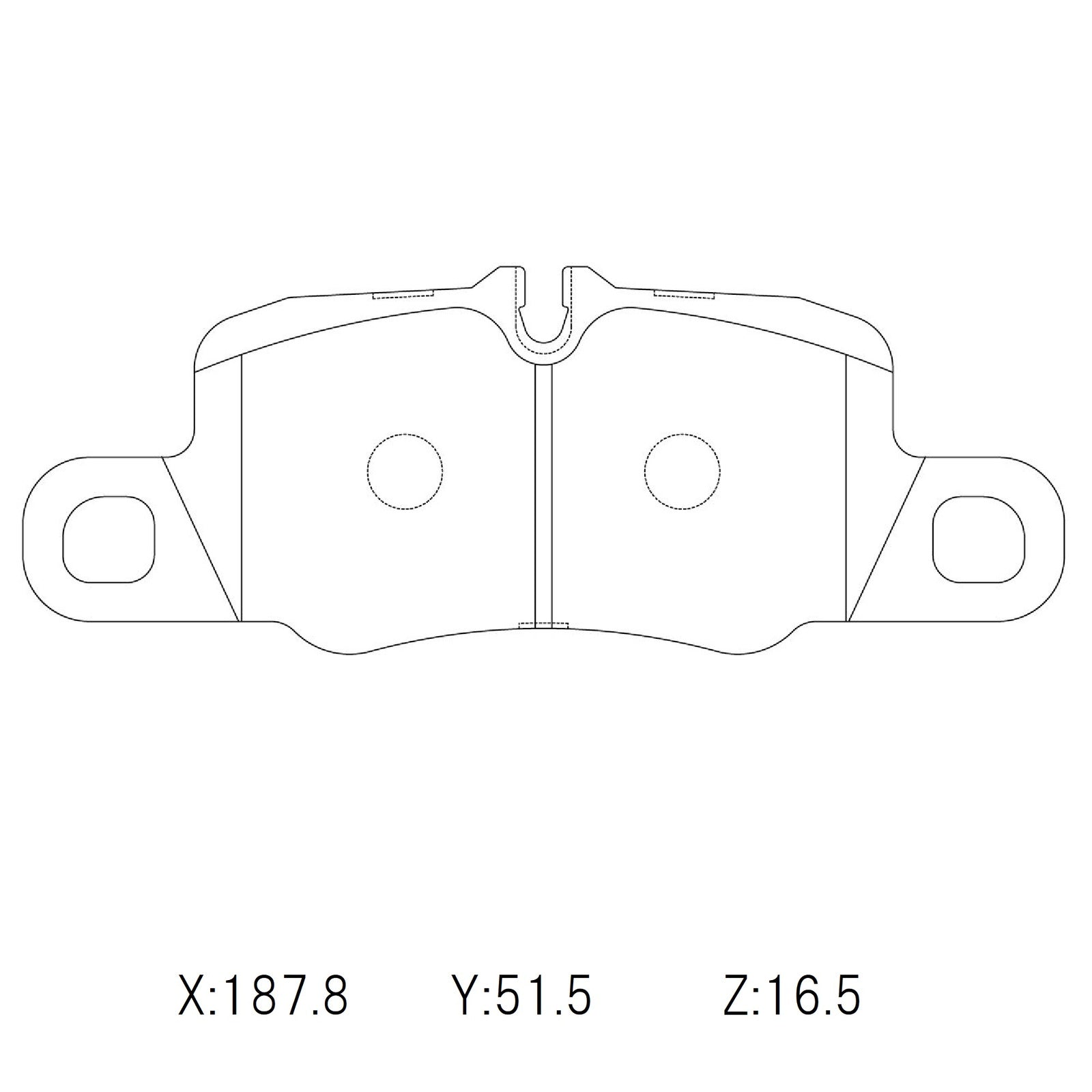 CIRCO M119 Race Brake Pads Porsche (991) 911 S / 4S