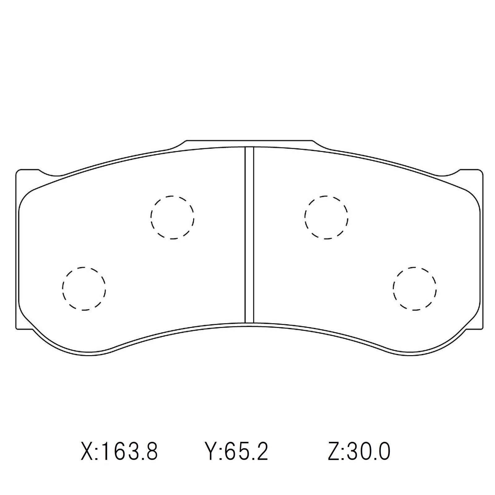 CIRCO M210 Race Brake Pads AP GT3 BMW M6