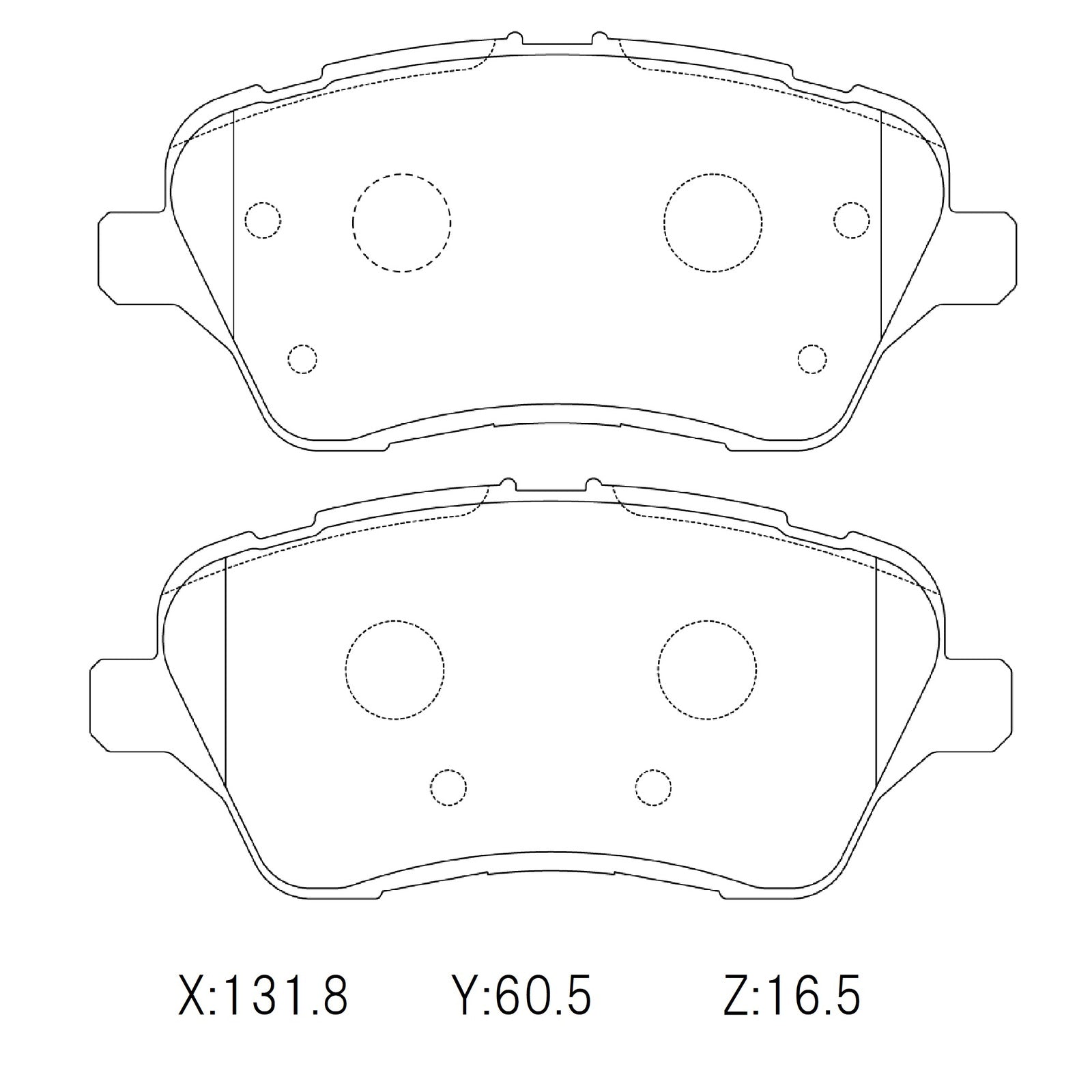 CIRCO M119 Race Brake Pads Ford Fiesta (6) ST