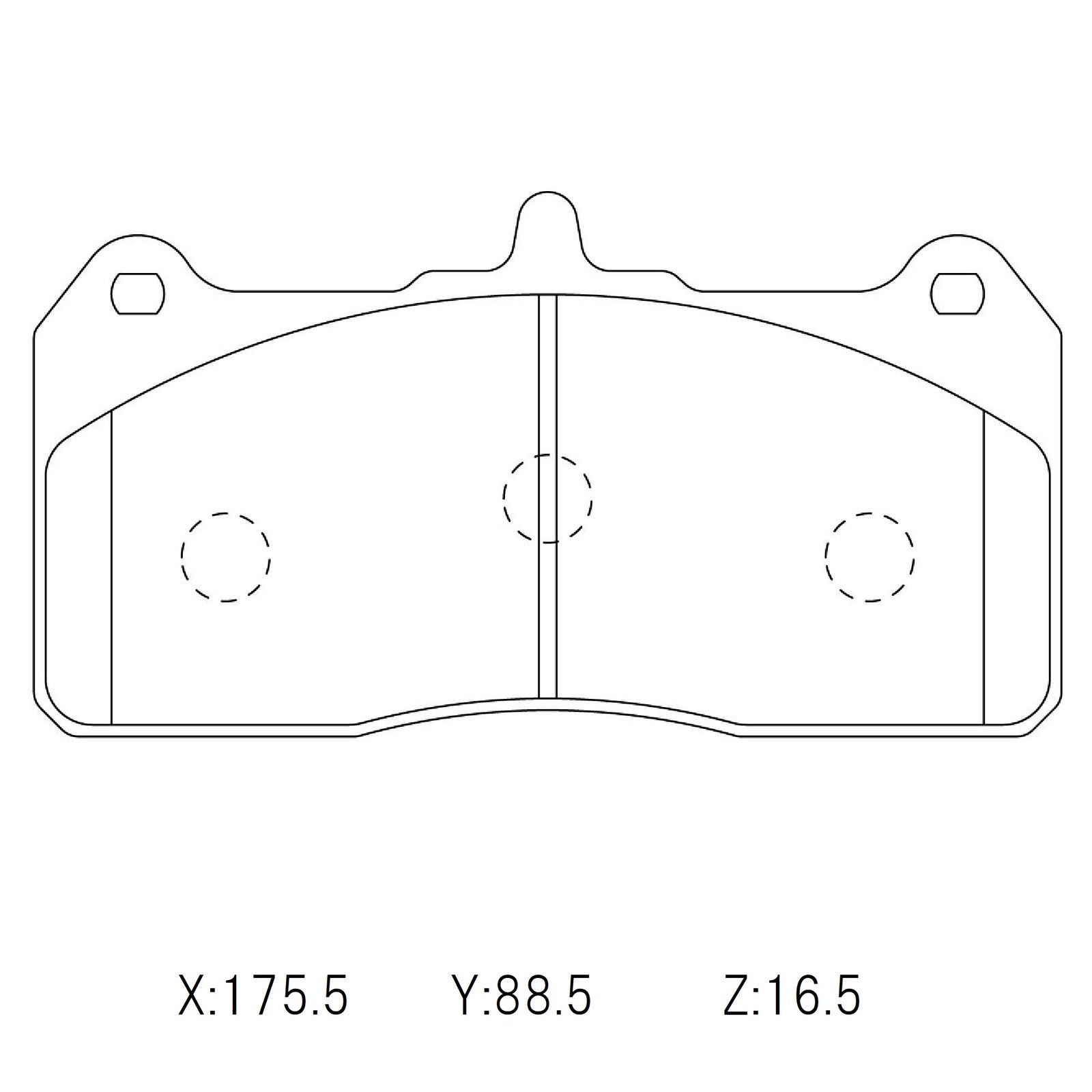 CIRCO M119 Race Brake Pads AP / HSV VF GTS 6pot FRONT
