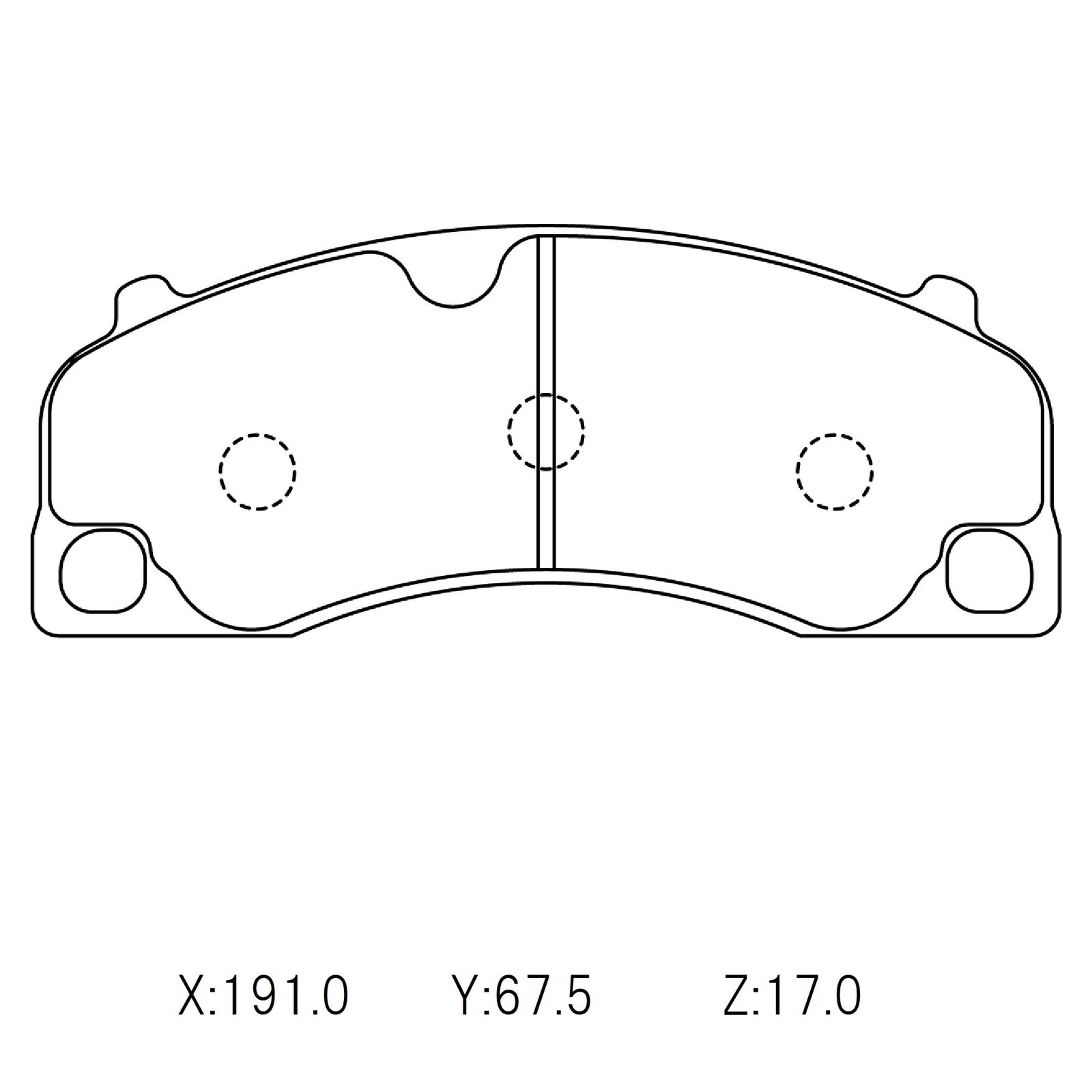 CIRCO M119 Race Brake Pads Porsche 991.2 Carrera / GTS