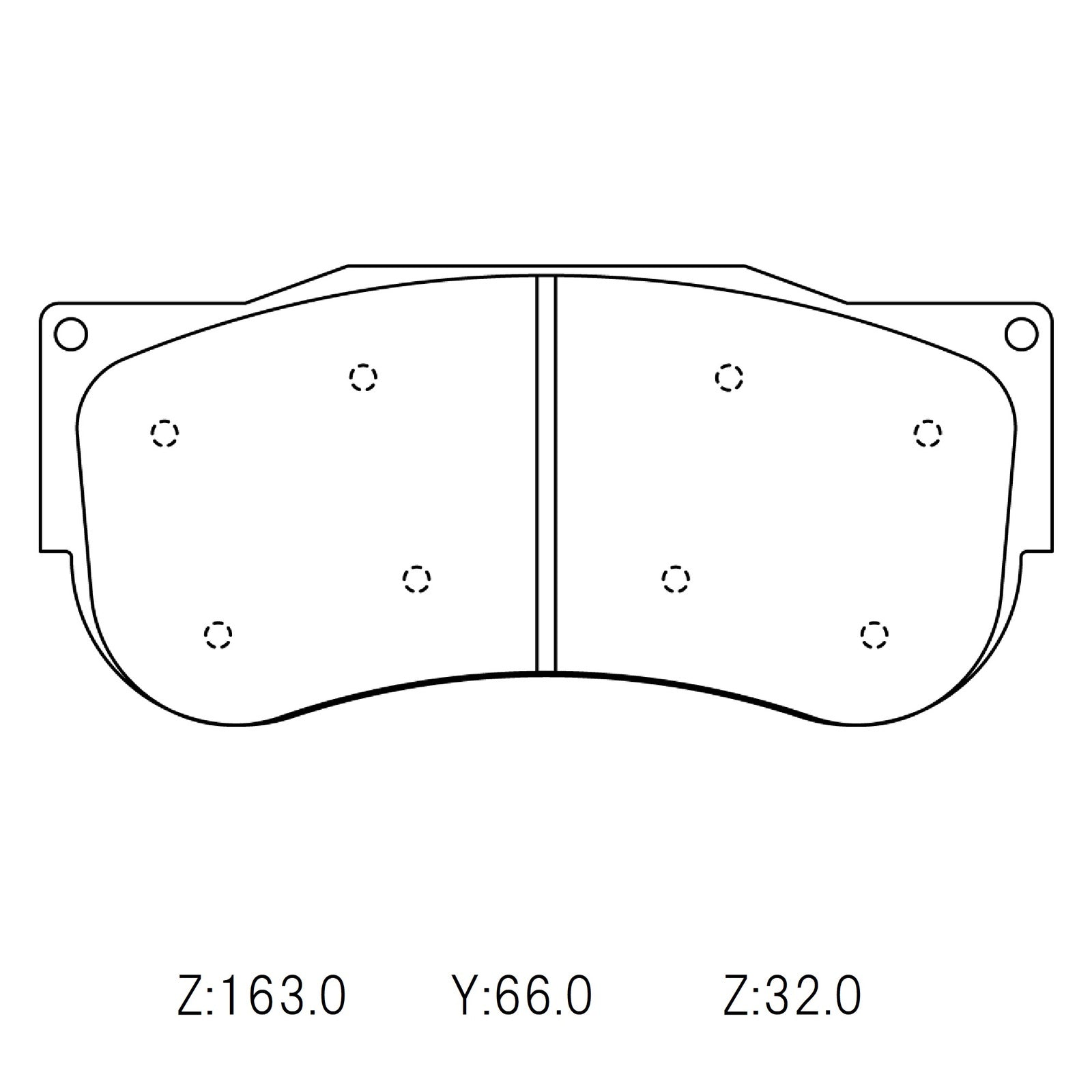 CIRCO M207E Race Brake Pads AP GT3 Radical D64 McLaren