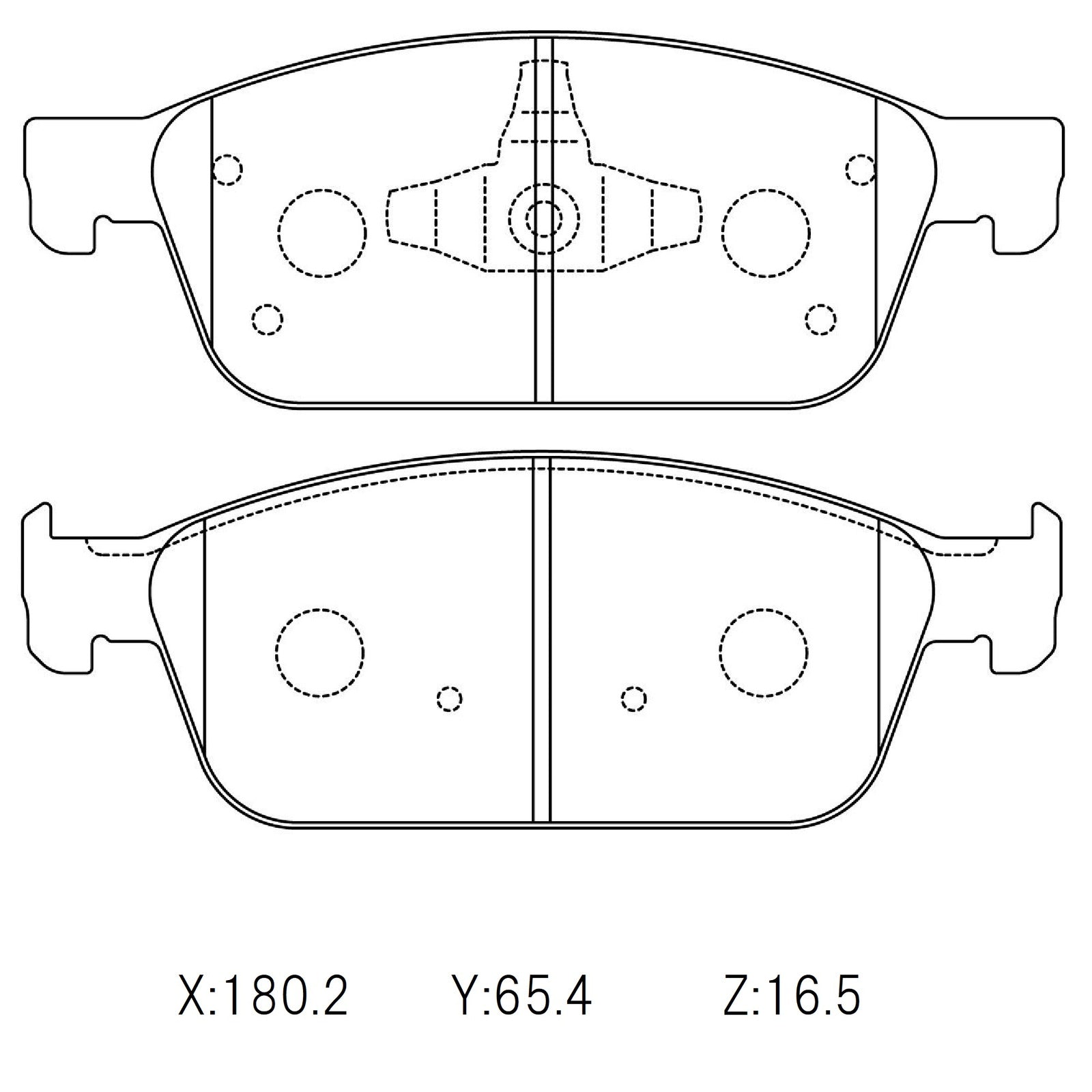 CIRCO SC17 Street Performance Brake Pads Ford Focus ST