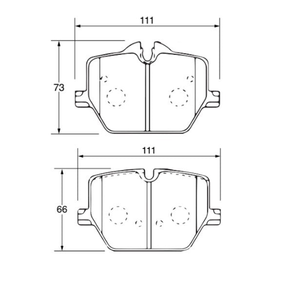CIRCO S88 Performance Trackday Brake Pads Toyota Supra 2018 A90 GTS