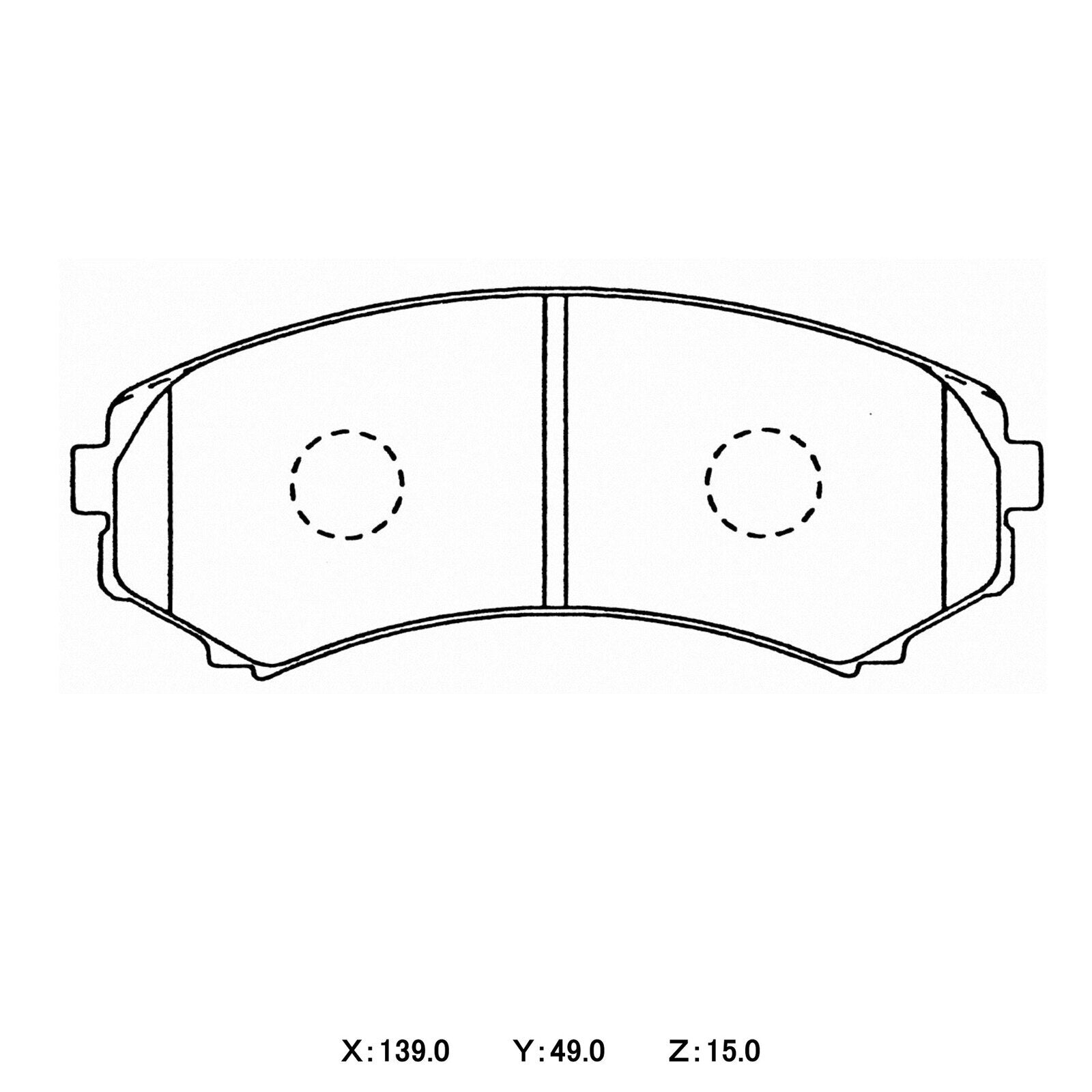 CIRCO M207 Race Brake Pads Mitsubishi Pajero