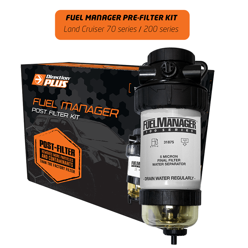 Direction-Plus Fuel Manager Post-Filter Kit LandCruiser 70 / 200 Series PF615DPK
