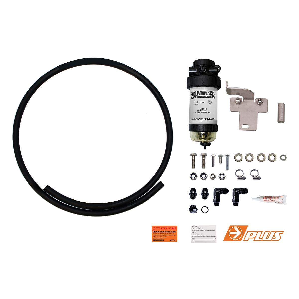 Direction-Plus Fuel Manager Post-Filter Kit LandCruiser 70 Series PF625DPK
