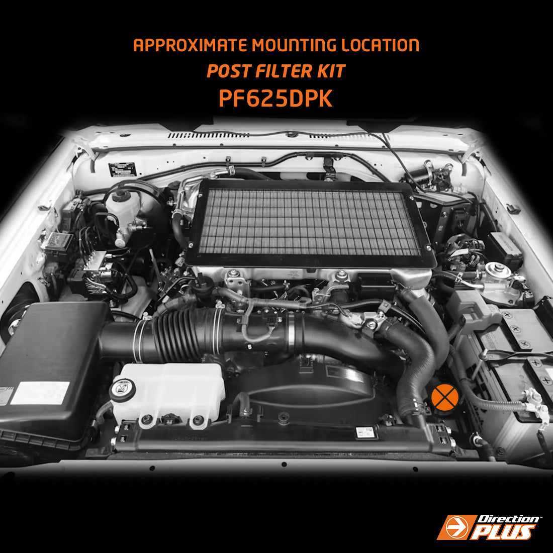 Direction-Plus Fuel Manager Post-Filter Kit LandCruiser 70 Series PF625DPK
