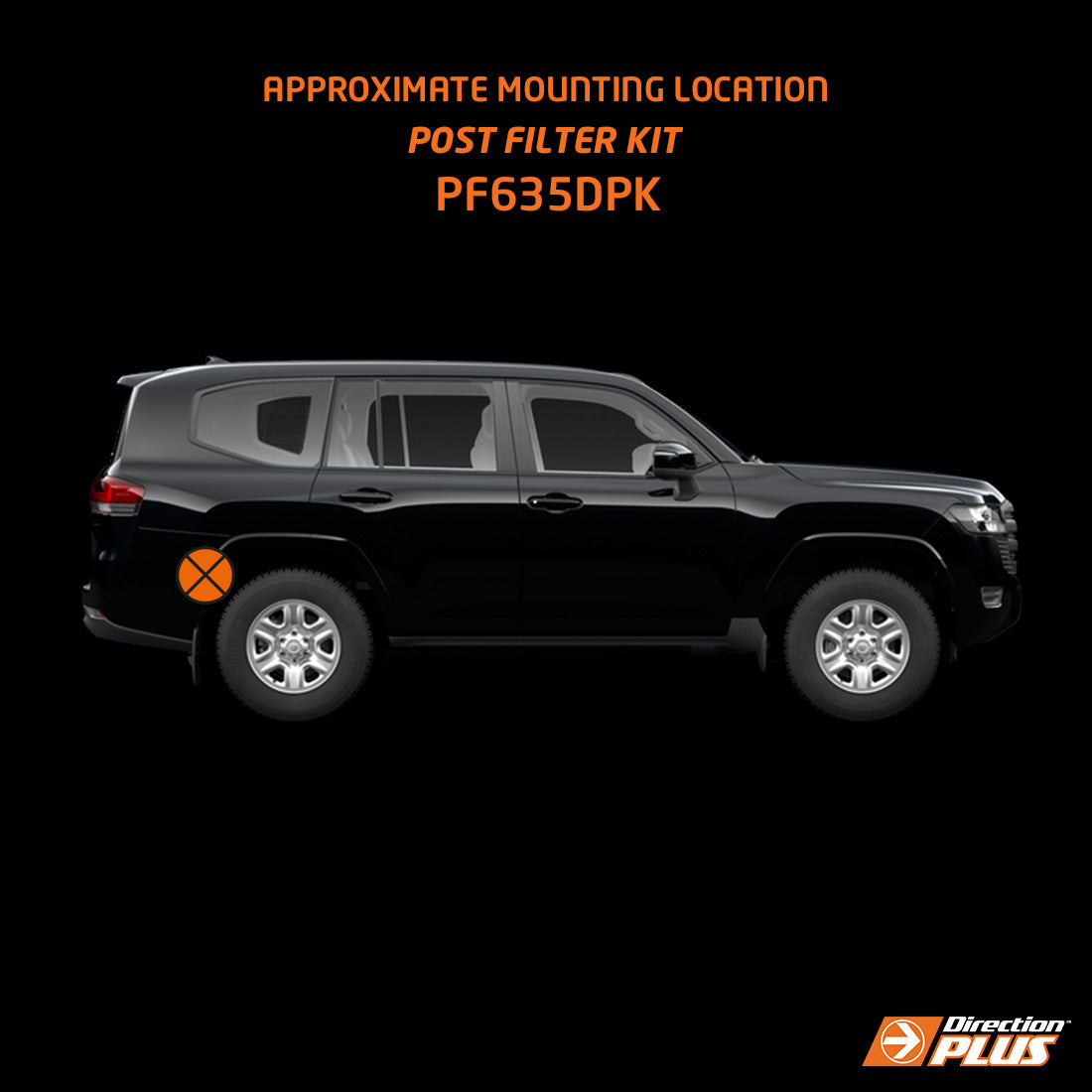 Direction-Plus Fuel Manager Post-Filter Kit LandCruiser 300 Series PF635DPK