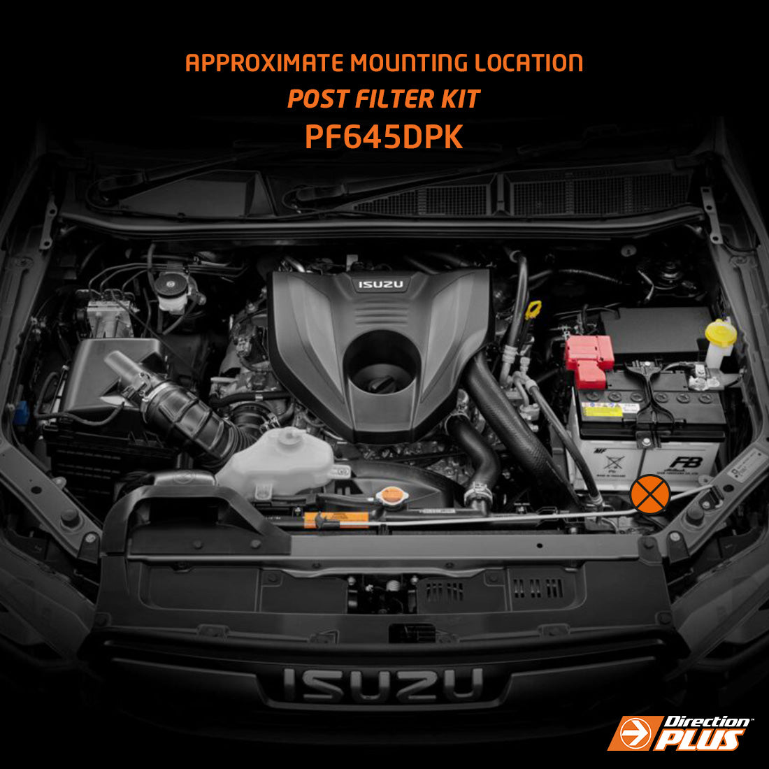 Direction-Plus Fuel Manager Post-Filter Kit D-Max / MU-X / BT-50 PF645DPK
